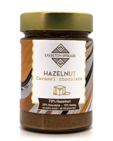 HAZELNUT CARAMEL CHOCOLATE SPREAD 350g